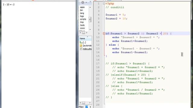 Tutoriale PHP - 2 Variabile Conditii Bucle - Limba Romana Partea a III-a смотреть онлайн