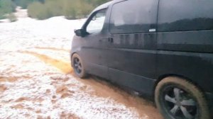 Проверяем проходимость Nissan Elgrand,3.5 л 250 л.с настоящий японец