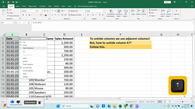 How to Unhide Column A in Microsoft Excel смотреть онлайн