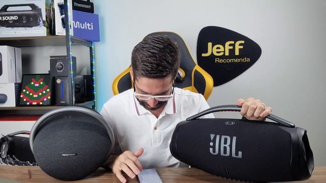 JBL BOOMBOX 3 Vs HARMAN KARDON ONYX STUDIO 7: Qual caixa de som tem mais GRAVES e SUBGRAVES? смотреть онлайн