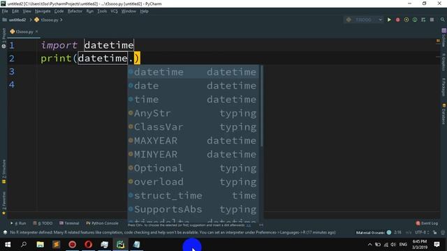 How to get the current time in Python смотреть онлайн