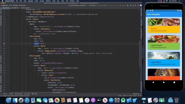 Flutter Hero Animations and PageRouteBuilder смотреть онлайн