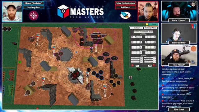 Harlequins vs Admech | TabletopMaster ShowMatch #4 | 40k Livestream смотреть онлайн