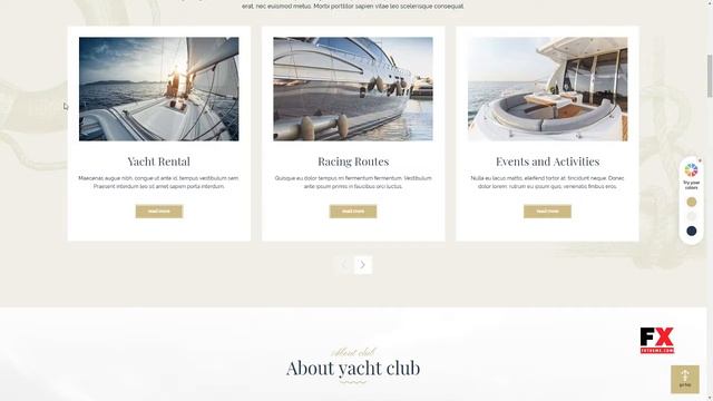 Lamaro - Yacht Club and Rental Boat Service WordPress Theme Alex смотреть онлайн
