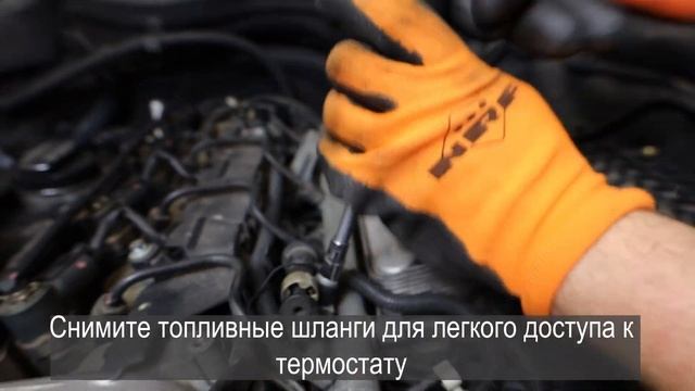 Как заменить термостат на Мерседес W203 смотреть онлайн