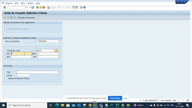 How to Find Roles based on Transaction Assignment смотреть онлайн