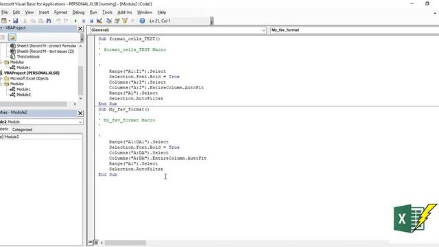 F8 - How to run line by line the VBA code with the F8 key смотреть онлайн