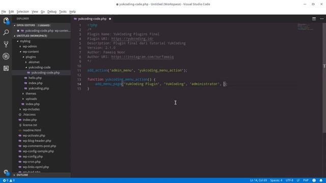 Membuat Menu Admin pada Pembuatan Plugin WordPress (3) смотреть онлайн