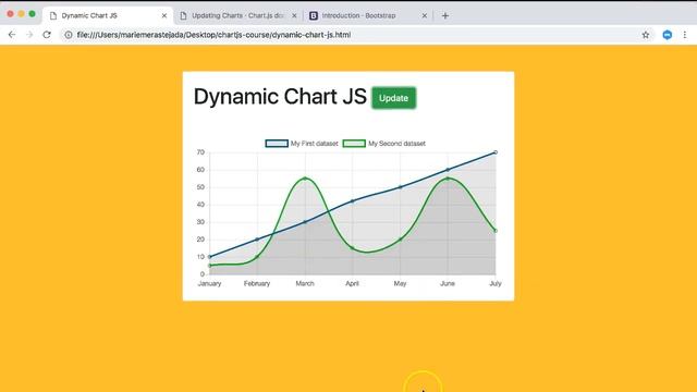 Update Dynamic Chart Js | Chart.js Course