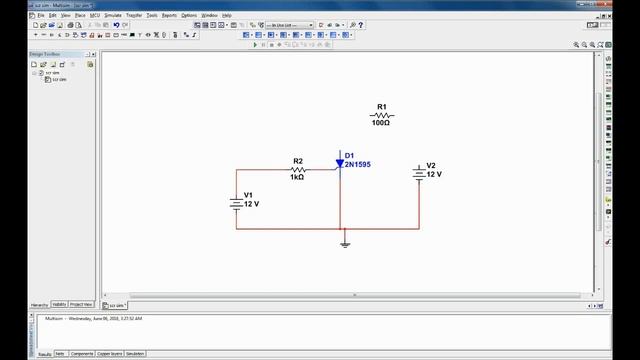 VI Characteristics of SCR Simulation using Multisim смотреть онлайн