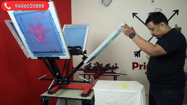 CMYK Printing in 4 Color 1 Station Rider Series Screen Printing Machine ( English) смотреть онлайн