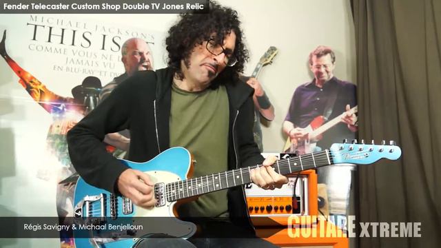 Test Fender Telecaster Custom Shop Double TV Jones Relic - Guitare Xtreme #75 смотреть онлайн