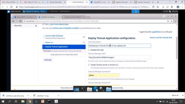 Bamboo Continuous Integration using web-hook смотреть онлайн