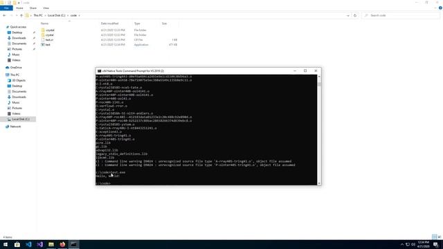 Running Crystal natively on Windows, building videogame examples смотреть онлайн