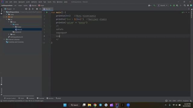 Kotlin dasturlash tili 1-dars | Android Dasturlash смотреть онлайн