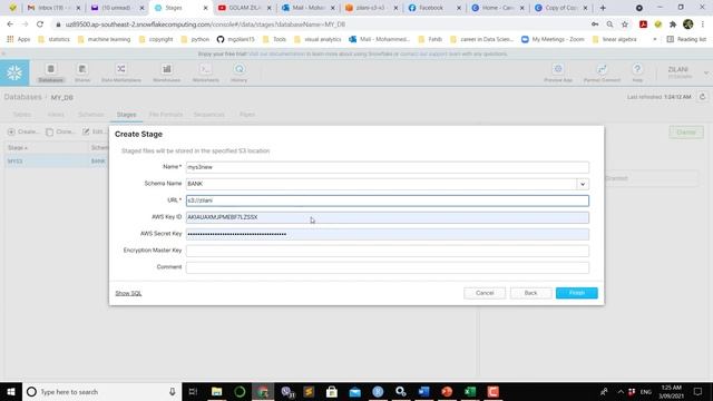 Upload data from Amazon S3 to Snowflake using Staging. смотреть онлайн