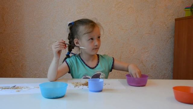 Поделки своими руками Рыбка из бумаги и крупы смотреть онлайн