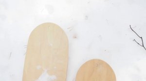 Изготовление лыж/снегоступов.