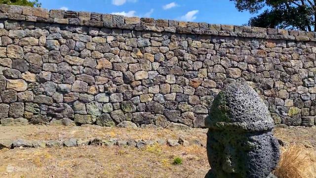 Путешествие в народную деревню Чеджудо Сонг-юп в полном расцвете желтых цветов рапса смотреть онлайн