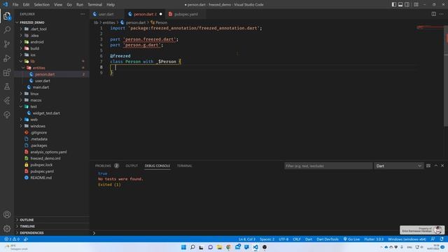 [4K] [Null Safety] FLUTTER 2 - 33. Membuat Class Model dengan menggunakan Freezed смотреть онлайн
