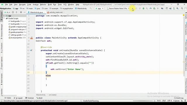 Android Beginner- How to set error message in EditText ? #learn_tutorial5 смотреть онлайн