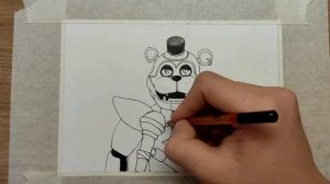 How to draw Glamrock Freddy FNAF 9 / Как нарисовать Глэмрок Фредди ФНАФ 9