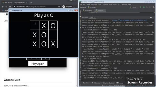 Project 0b edX CS50 Artificial Intelligence With Python 720p смотреть онлайн