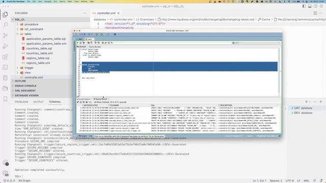 Oracle SQL command line Liquibase tutorial смотреть онлайн