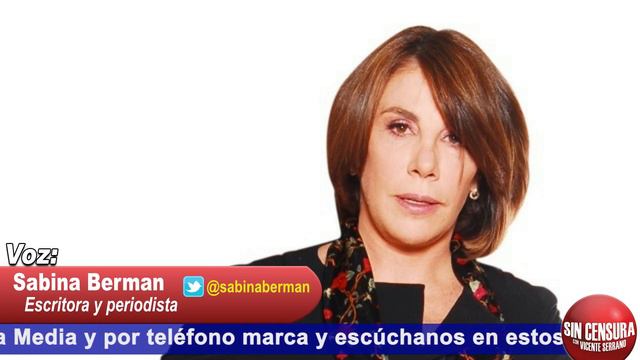 SABINA BERMAN: ¡QUÉ BUENO QUE TWITTER ESTÉ LIMPIANDO SU SITE! смотреть онлайн