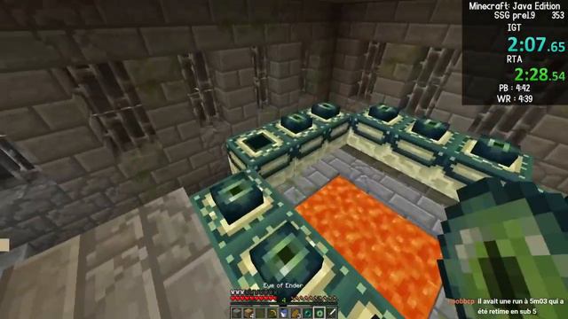 Minecraft 1.8 SSG F-WR in 4:23 смотреть онлайн