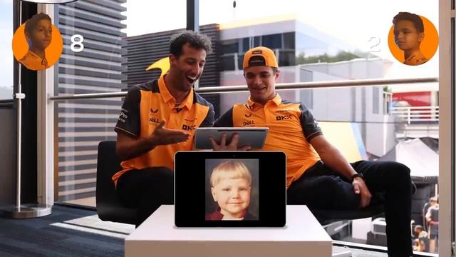 Guess the baby with Lando Norris and Daniel Ricciardo смотреть онлайн