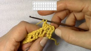 Узор для юбки крючком, схема