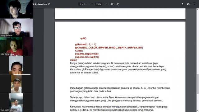 TUGAS 2 GRAFIKA KOMPUTER | Koding Python OpenGL Python Cube 3D смотреть онлайн