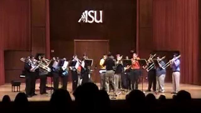 Cole Porter Medley arranged by Steve Sample/ASU trombone choir смотреть онлайн