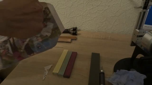 Заточка ножа на Профиль К 03 Венёвскими алмазами, смотрим что у нас с РК. смотреть онлайн