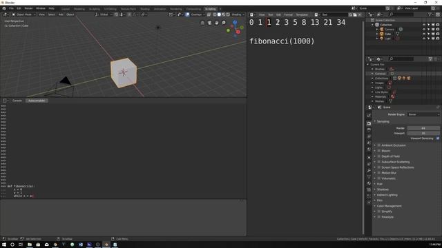 How To (and why) Create The Fibonacci Sequence In Python In Blender смотреть онлайн