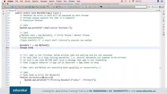 Java Threads Tutorial | Multithreading In Java | Java Training | Edureka Rewind смотреть онлайн