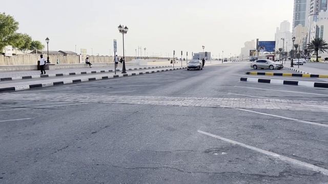 Ramada Beach Hotel Ajman. ОАЭ. Аджман. Дорога на пляж смотреть онлайн