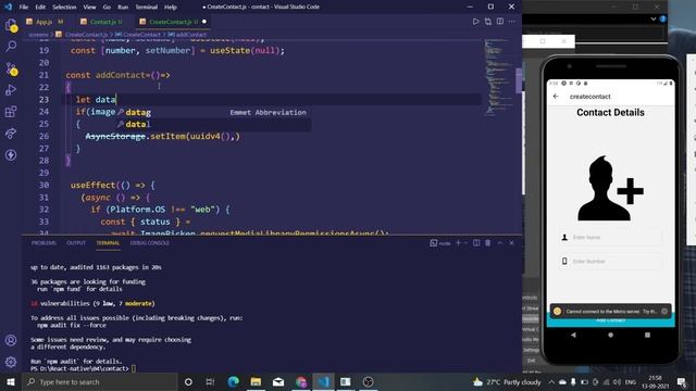 How to store data in Local Storage of our mobile using React Native asyncStorage(CURD) in hindi смотреть онлайн