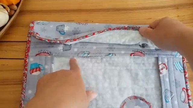 248. Рукодельный микс 96/ Текстильный конверт с прозрачным окном/ Acufactum "Тыква и ежевика" смотреть онлайн