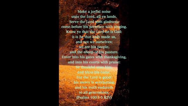 11/14/21 "A PSALM OF THANKSGIVING" -Psalm 100 смотреть онлайн