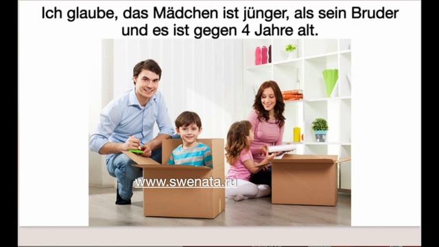 A1/ A2 Описание картинки/Bildbeschreibung/Sprechen