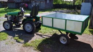 самодельный минитрактор 4x4 с двигателем т 200