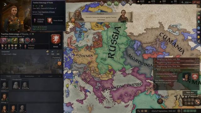 Crusader Kings III - Dyre the Stranger - Kiev Russia (Ukraine) 867 - 1453 roleplay [EN] - 11 смотреть онлайн