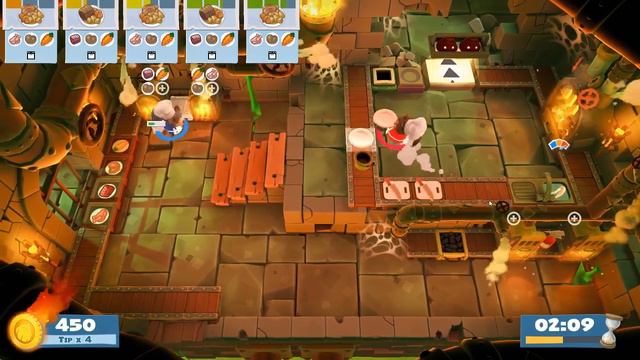 Overcooked! 2 Night Of The Hangry Horde DLC ~1~ Vegetable Guillotine смотреть онлайн