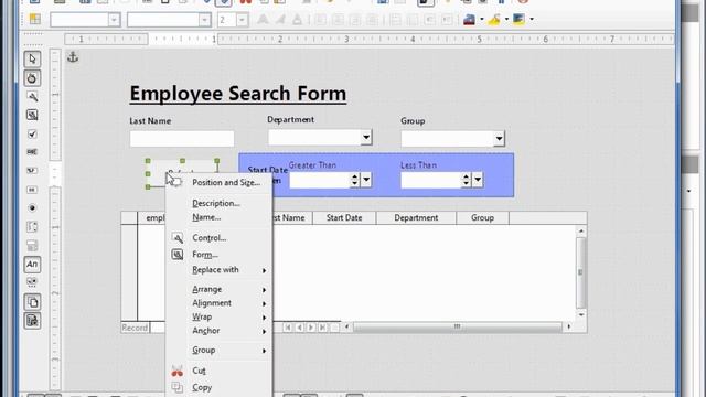 LibreOffice Base (57) Employee Search Form pt2 смотреть онлайн