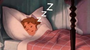 Disney Oldies Playing From Another Room With Fireplace