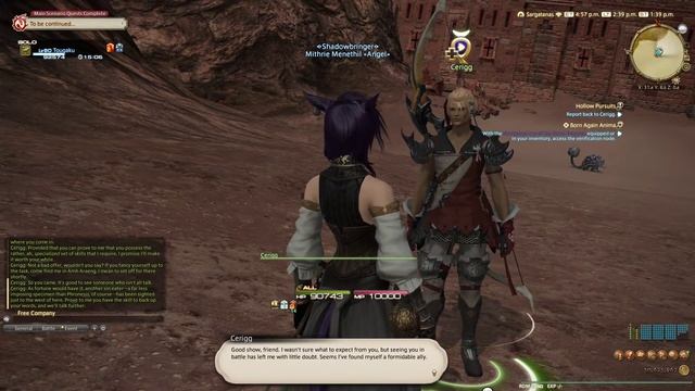 FFXIV 5.3 1489 Caster Role Quest Level 70 смотреть онлайн