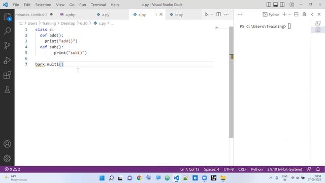 inner class in python with inner function - python online live training recording смотреть онлайн