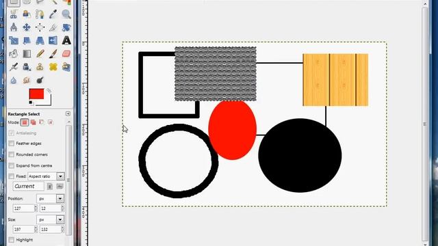 Gimp Tips - Draw / Add Basic Shapes - Circle - Square - Rectangle - Oval (Ellipse) смотреть онлайн